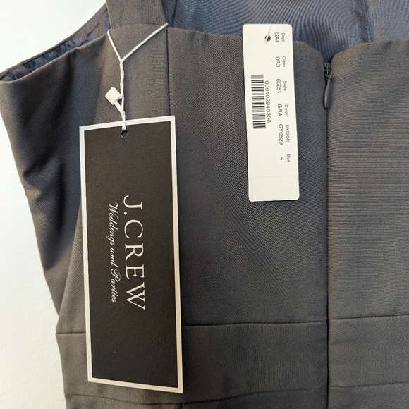🩶Grey NWT J.Crew Maren dress - Picture 9 of 9